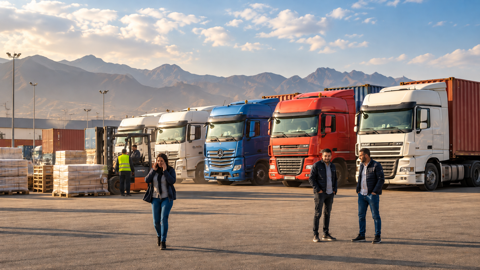 Logistik- und Nutzfahrzeugumfeld in Marokko – eigene Aufnahme, illustrative Darstellung des Recruitingmarkts